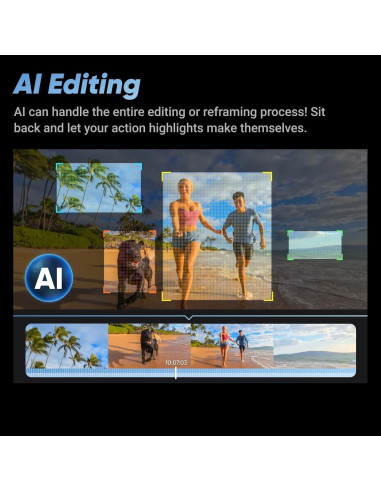 Cámara de acción Insta360 X4 8K 360 impermeable con batería extra