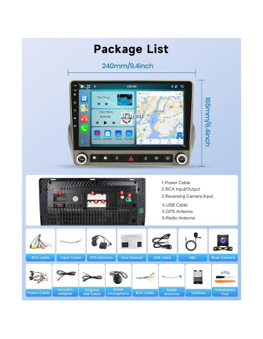 Estéreo de coche METEESER Android 13 para Chevrolet Camaro 2008-2015, 4G+64G, Pantalla IPS 32EQ DSP, Bluetooth 5.0