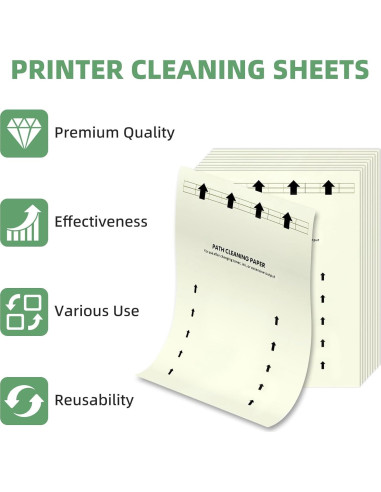 10 Hojas de Limpieza PROSOCOOL para Impresoras y Escáneres