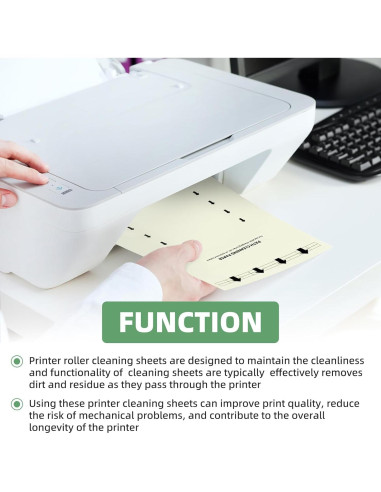 10 Hojas de Limpieza PROSOCOOL para Impresoras y Escáneres