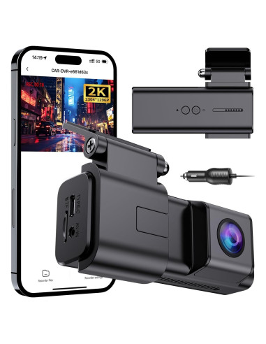 Cámara Dash 4K SKDW G208D Mini para Auto con WiFi