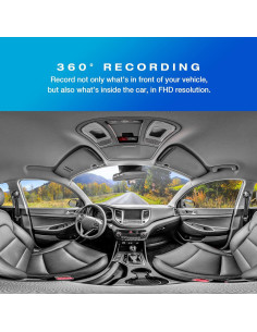 Cámara Dash 360 TYPE S P100, 1080P, Vigilancia y G-Sensor 2