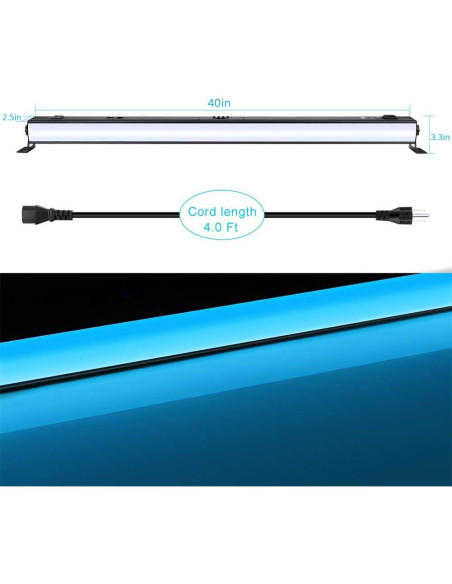 Barra de Luz LED DMX OPPSK 101,6 cm 60W 224 LEDs RGB