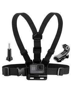 Correa de Montaje en el Pecho MOBKAJUI Ajustable para Cámara de Acción