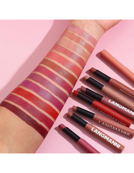 Labial Mate Jolilab 2 Piezas Color Nude Suave Oscuro Larga Duración Labial Mate Jolilab 2 Piezas Color Nude Suave Oscuro Larga Duración