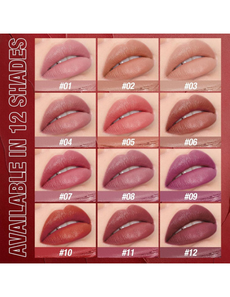 Labial Mate Jolilab 2 Piezas Color Nude Suave Oscuro Larga Duración Labial Mate Jolilab 2 Piezas Color Nude Suave Oscuro Larga Duración