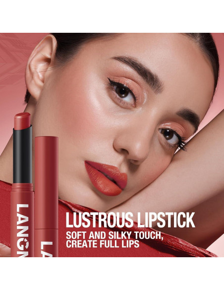 Labial Mate Jolilab 2 Piezas Color Nude Suave Oscuro Larga Duración Labial Mate Jolilab 2 Piezas Color Nude Suave Oscuro Larga Duración