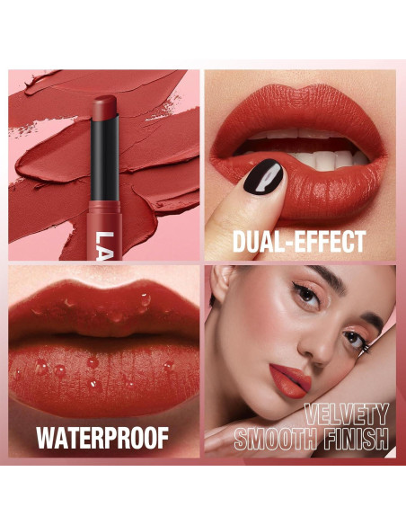 Labial Mate Jolilab 2 Piezas Color Nude Suave Oscuro Larga Duración Labial Mate Jolilab 2 Piezas Color Nude Suave Oscuro Larga Duración