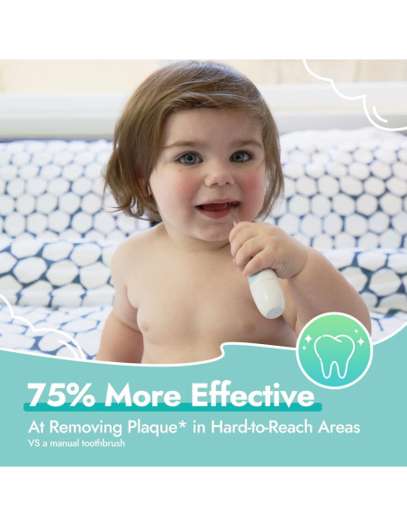 Cabezas de cepillo de dientes Papablic - 2 unidades para bebés