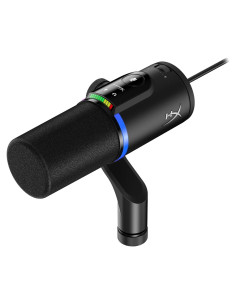 Micrófono Dinámico HyperX FlipCast XLR/USB para Streaming