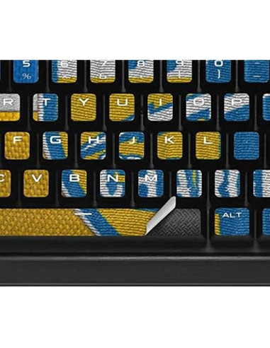Piel Decal Skinit para Teclado Mecánico Corsair K95 RGB - NFL Los Angeles Chargers