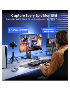 Tarjeta de Captura HDMI 1080P60 ByteWave USB 3.0 - Passthrough 4K 2