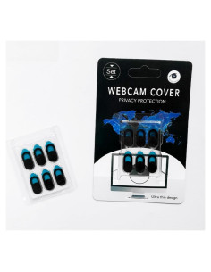 Cubierta de Webcam Much Hotter Negra Ultra Delgada 0.03 cm