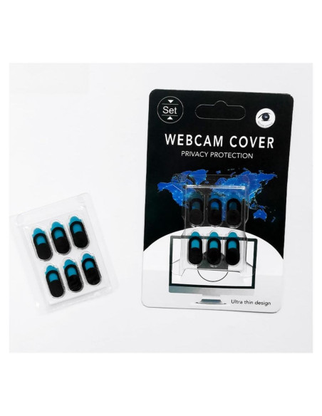 Cubierta de Webcam Much Hotter Negra Ultra Delgada 0.03 cm