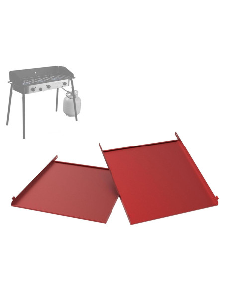 Juego de Estantes Laterales Plegables BBQ Future para Estufas de 3 Quemadores