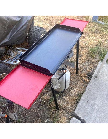 Juego de Estantes Laterales Plegables BBQ Future para Estufas de 3 Quemadores