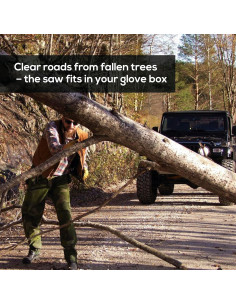 Sierra de Bolsillo Nórdica 36 cm 50 Dientes Plegable Verde 2