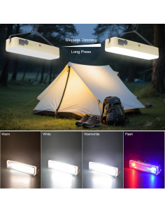 Barra de Luz Solar AODOO 4000mAh 2000 Lúmenes 4 Modos 2