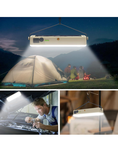 Barra de Luz Solar AODOO 4000mAh 2000 Lúmenes 4 Modos