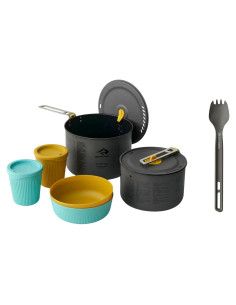 Juego de Cocina Ultraligero Sea to Summit 2 Ollas y Cuchara