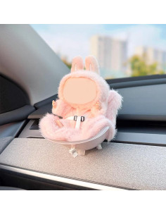 Asiento de Coche para Muñecas Lukax Rosa 15.2x6.9x10.2cm 2