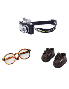 Juego de Accesorios para Muñecas 17cm QIXINGWISE 3 Piezas