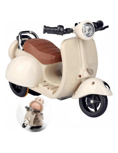 Juguete Scooter Acrobático Liotww con Luz y Música - Blanco Roto