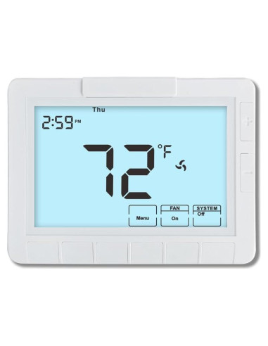 Termostato Programable Coiiwsei STN7305 Blanco 1 Calor/1 Frío