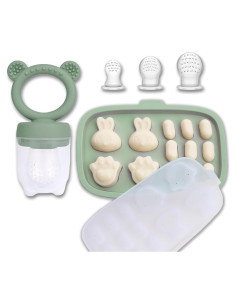 Alimentador de Frutas JEXFUN + Moldes de Paletas para Bebés