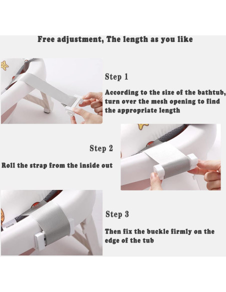 Almohadilla de baño para bebés ToBsoft, antideslizante, 0-12 meses Almohadilla de baño para bebés ToBsoft, antideslizante, 0-12 meses