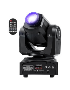 U`King Luz de Cabeza Móvil LED 60W DMX 11 Canales para Fiesta