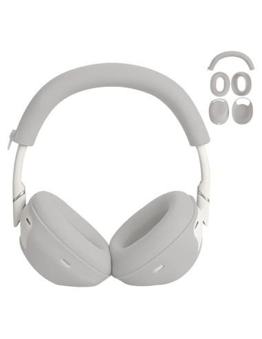 Funda de Silicona Adhiper para Auriculares Sony WH-1000XM6 - Plata