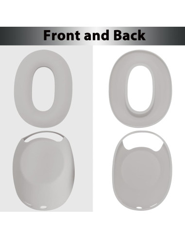 Funda de Silicona Adhiper para Auriculares Sony WH-1000XM6 - Plata