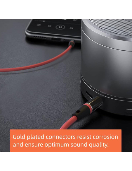 Cable de audio estéreos 3.5mm Learsoon 120cm para Beats