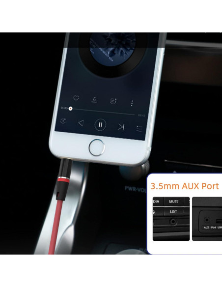 Cable de audio estéreos 3.5mm Learsoon 120cm para Beats