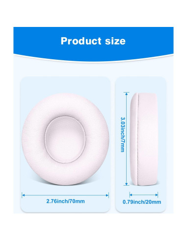 Almohadillas de Reemplazo Link Dream para Auriculares Beats Solo 4 Rosa
