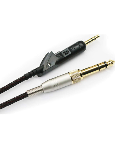 Cable de audio de reemplazo NewFantasia 1.2m para Bose QC15