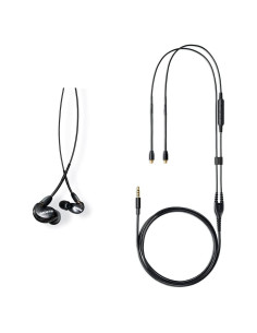 Auriculares Aislantes Shure SE215-K con Cable Desmontable Negro