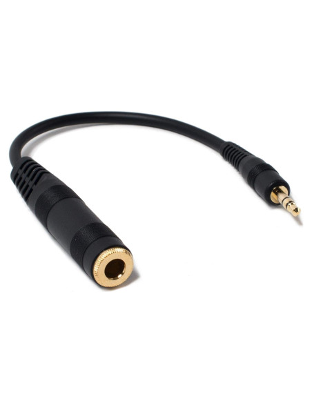 Adaptador de cable Sennheiser hembra 6.3mm a macho 3.5mm