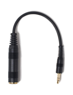 Adaptador de cable Sennheiser hembra 6.3mm a macho 3.5mm 2