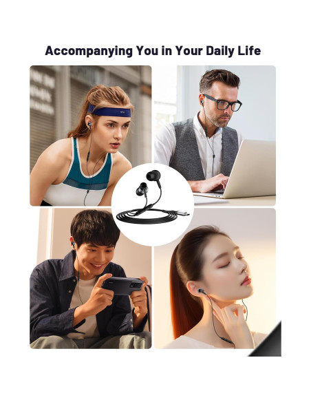 Auriculares USB C Gsangoo con Micrófono y Cancelación de Ruido