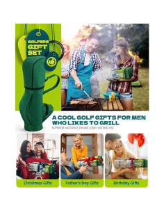 Set de Parrilla de Golf PARIGO 8 Piezas - Utensilios BBQ 2