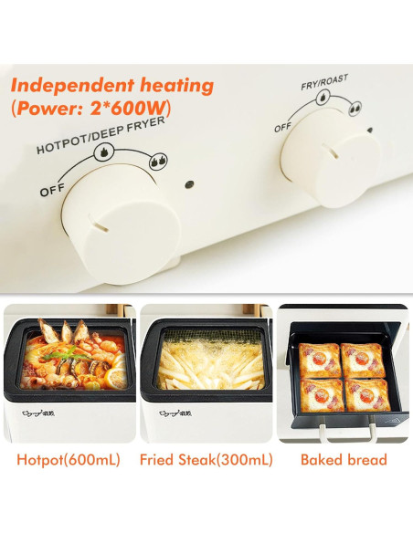 Estación de Desayuno 4 en 1 Yangming con Parrilla y Freír