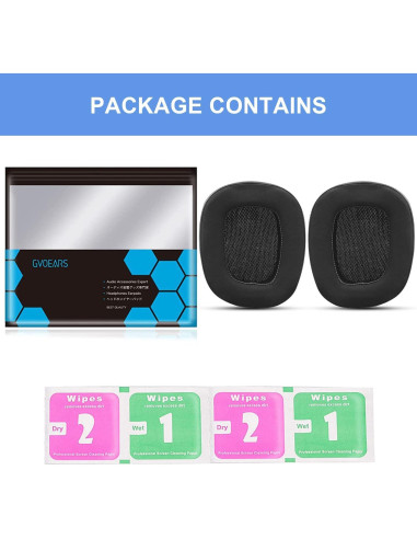 Almohadillas de Reemplazo Gel Refrigerante GEVO para Logitech G231 G433 G533 G633 G935