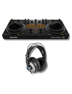 Controlador DJ Pioneer DDJ-REV1 + Auriculares StreamEye + Paño