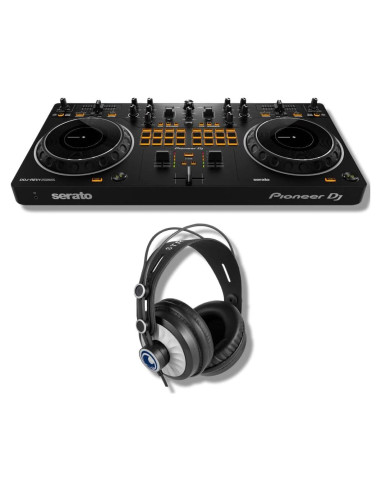 Controlador DJ Pioneer DDJ-REV1 + Auriculares StreamEye + Paño