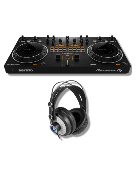 Controlador DJ Pioneer DDJ-REV1 + Auriculares StreamEye + Paño