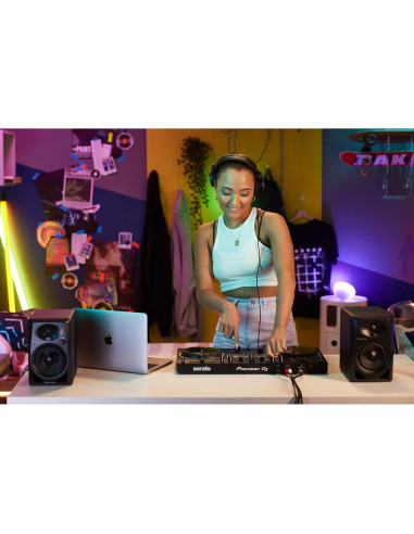 Controlador DJ Pioneer DDJ-REV1 + Auriculares StreamEye + Paño