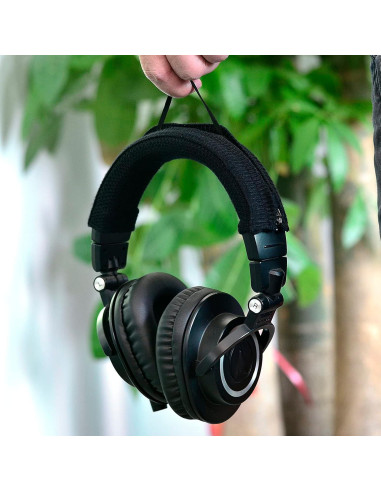 Cubierta de Diadema Defean para Auriculares Grandes - Negro