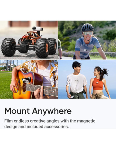 Cámara de Acción Insta360 GO 3S 64GB Negra, Impermeable 4K